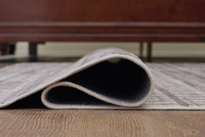 Ashley Moorhill Cream Taupe 7'7" x 9'8" Washable Rug