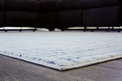 Ashley Beckfille Blue Gray Cream 5' x 7' Rug