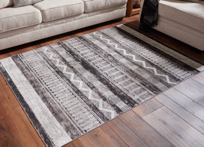 Ashley Henchester Multi 5' x 7' Washable Rug