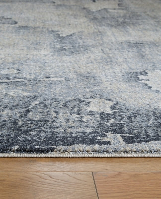 Ashley Langrich Blue Gray Cream 7'10" x 10'6" Rug