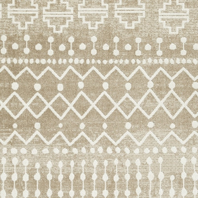 Ashley Bunchly Tan Brown Cream 7'10" x 10'3" Washable Rug