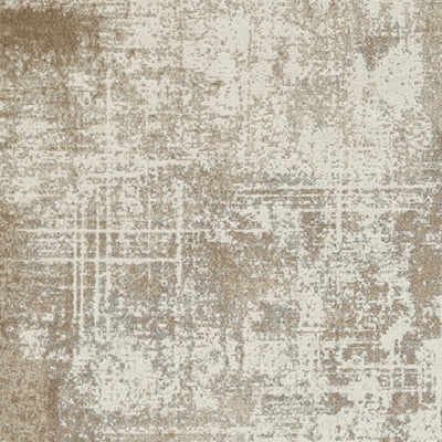Ashley Grifflain Tan Brown Gray 5'1" x 7' Washable Rug