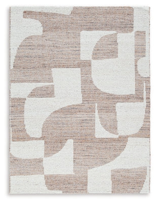 Ashley Brynnfield Beige Brown 5' x 7' Rug