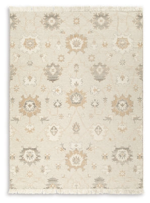 Ashley Calkin Linen Gray Caramel 8' x 10' Rug