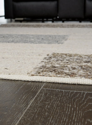 Ashley Barus Beige Brown Gray 5' x 7' Rug