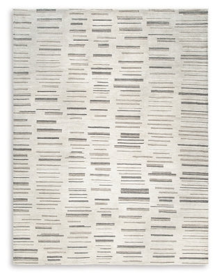 Ashley Leesdale Ivory Brown Black 8' x 10' Rug