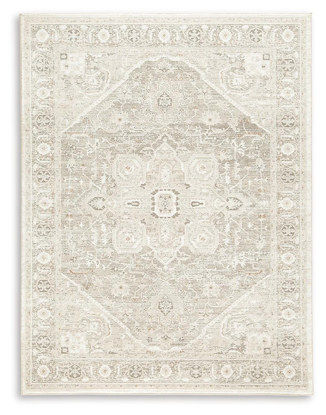 Ashley Gatwell Ivory Gray Tan 5' x 7' Rug