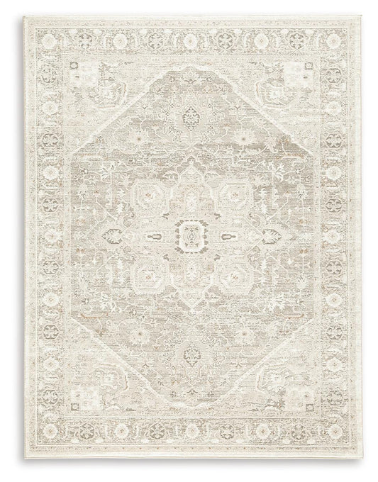 Ashley Gatwell Ivory Gray Tan 5' x 7' Rug