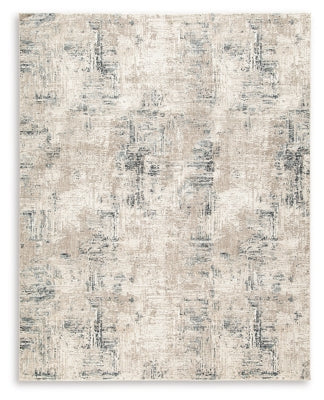 Ashley Gentor Blue Ivory 8' x 10' Rug