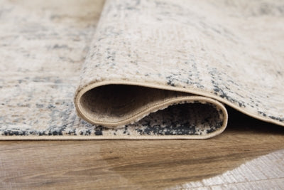 Ashley Gentor Blue Ivory 5' x 7' Rug
