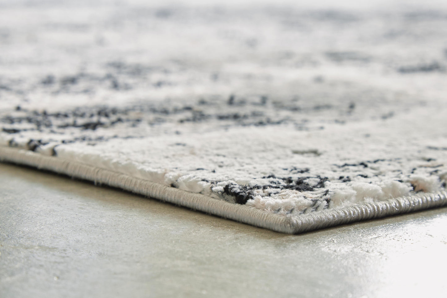 Ashley Langwell Black Gray White 5' x 7' Rug