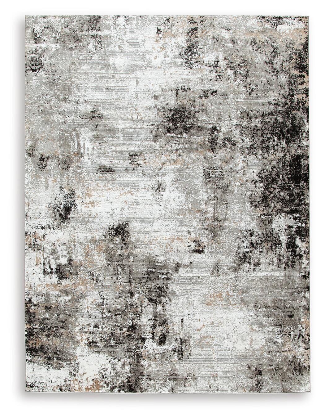 Ashley Langwell Black Gray White 5' x 7' Rug