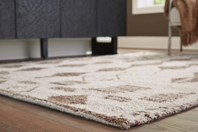 Ashley Brettler Beige Brown 5' x 7' Rug