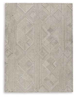 Ashley Jadott Beige Brown 8' x 10' Rug