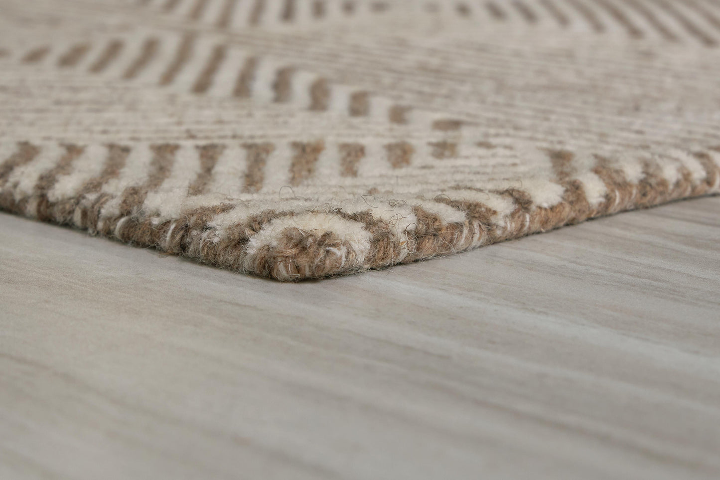 Ashley Jadott Beige Brown 5' x 7' Rug