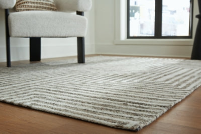 Ashley Jossen Ivory Gray 8' x 10' Rug