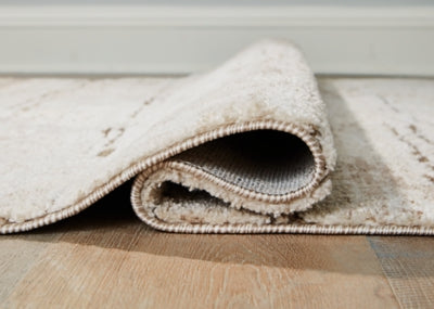 Ashley Kasney Cream Brown 8' x 10' Rug