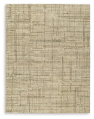 Ashley Janston Ivory Gray Tan 8' x 10' Rug