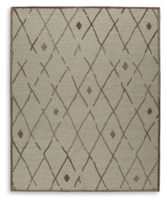 Ashley Guyford Beige Brown 8' x 10' Rug