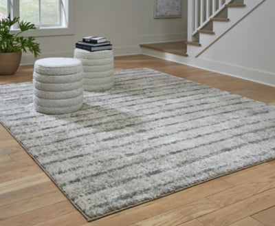 Ashley Laddway Cream Green 8' x 10' Rug