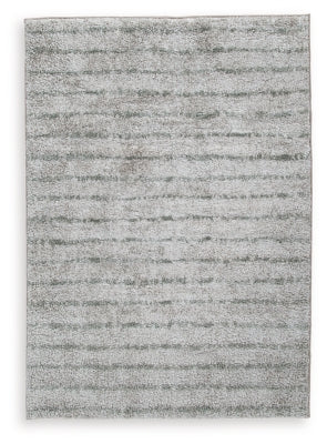 Ashley Laddway Cream Green 5' x 7' Rug