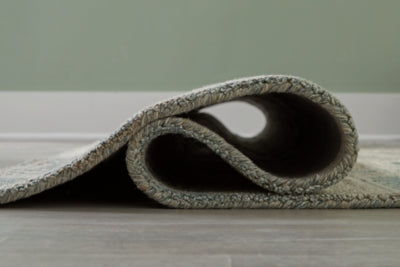 Ashley Jossland Green Ivory 5' x 7' Rug