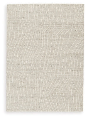 Ashley Varahill Gray Ivory 5' x 7' Rug