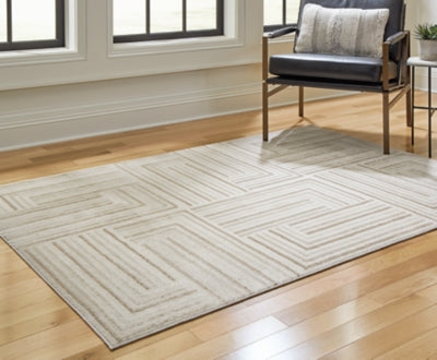 Ashley Darmondard Cream Taupe 8' x 10' Rug