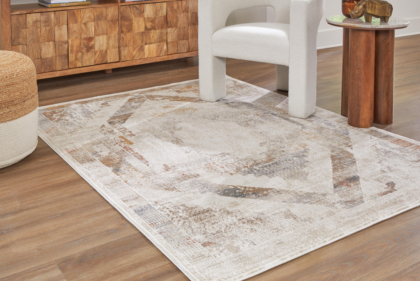 Ashley Varnwood Multi 5' x 7' Rug