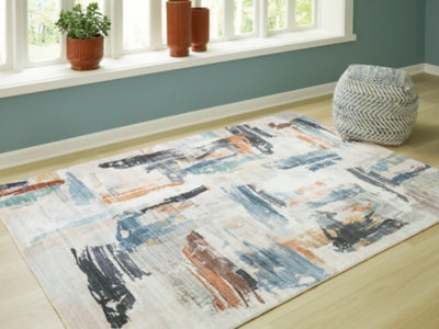 Ashley Hessland Multi 8' x 10' Washable Rug