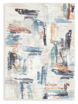 Ashley Hessland Multi 5' x 7' Washable Rug