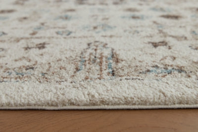 Ashley Jossler Ivory Brown Teal 8' x 10' Rug