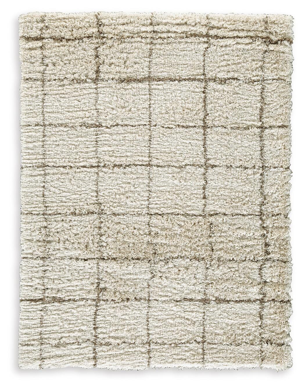Ashley Wrenlow Cream Brown 5' x 7' Rug