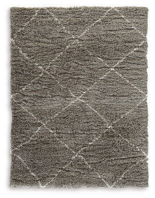 Ashley Wrenlow Gray Cream 5' x 7' Rug