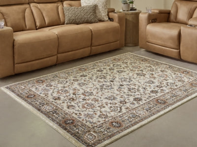 Ashley Beritham Blue Brown Beige Large Rug
