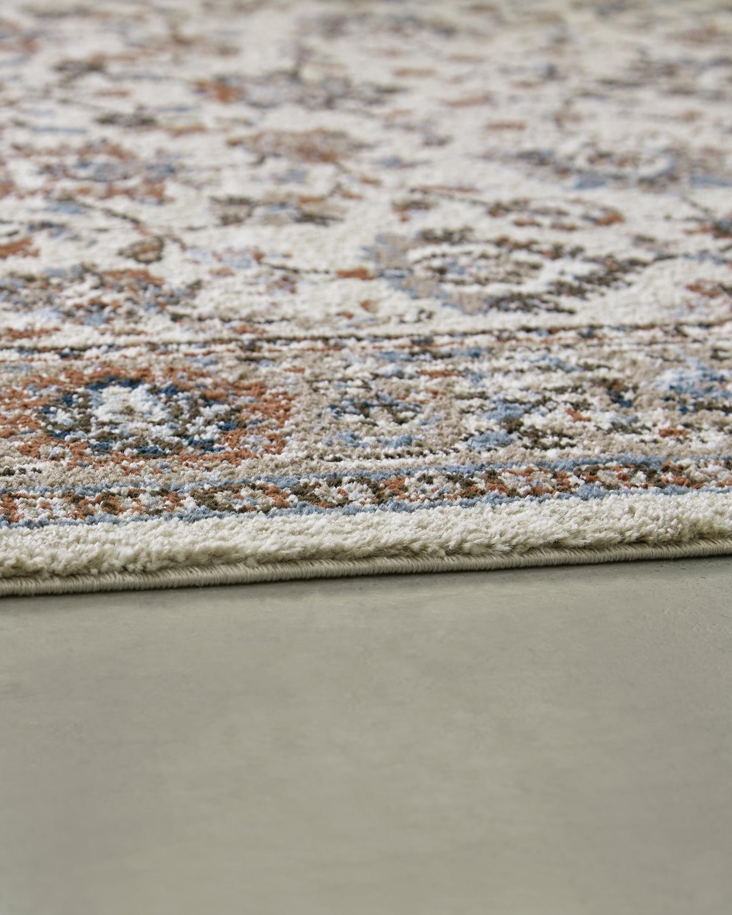 Ashley Beritham Blue Brown Beige Large Rug