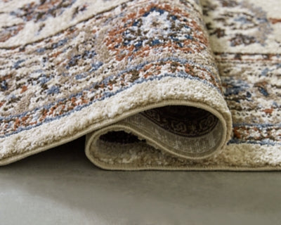 Ashley Beritham Blue Brown Beige Large Rug