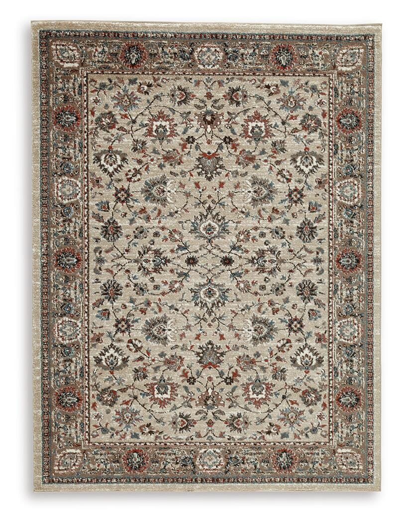 Ashley Beritham Blue Brown Beige Large Rug