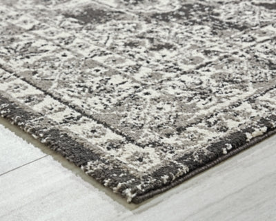 Ashley Glennisman Black Gray Ivory Large Rug