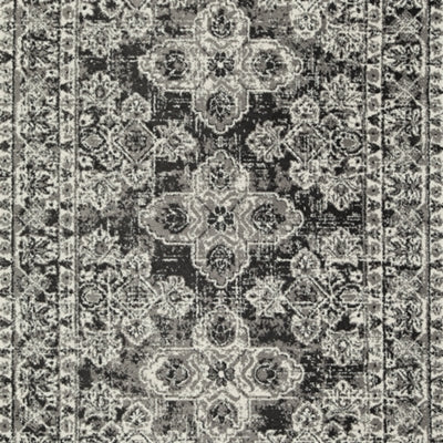 Ashley Glennisman Black Gray Ivory Medium Rug