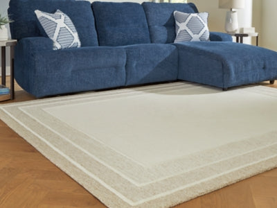 Ashley Teelgan Ivory Tan Large Rug