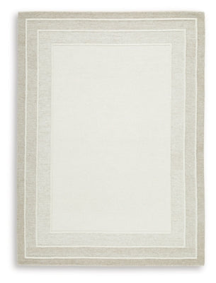 Ashley Teelgan Ivory Tan Medium Rug