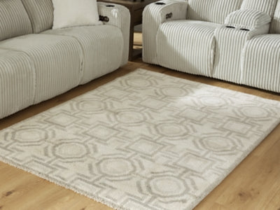 Ashley Maconville Ivory Gray Medium Rug