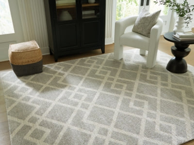 Ashley Unawick Gray Ivory Large Rug