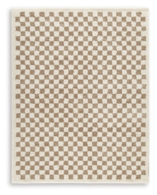 Ashley Karamen Taupe Ivory Large Rug