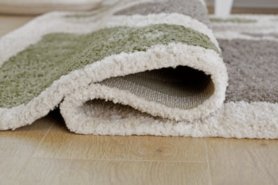 Ashley Anburgh Green Gray Ivory Large Rug