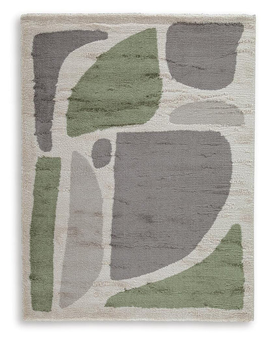 Ashley Anburgh Green Gray Ivory Large Rug