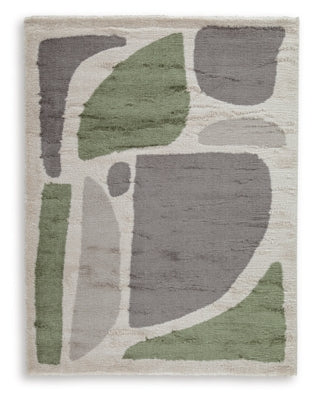 Ashley Anburgh Green Gray Ivory Large Rug