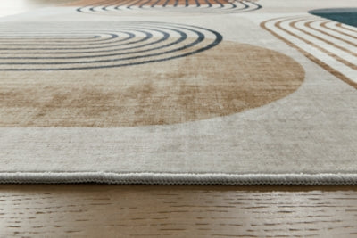 Ashley Farrendale Multi Washable 8' x 10' Area Rug
