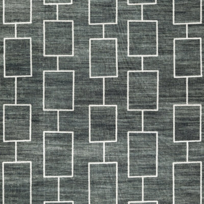 Ashley Elderland Black Gray Washable 5' x 7' Area Rug